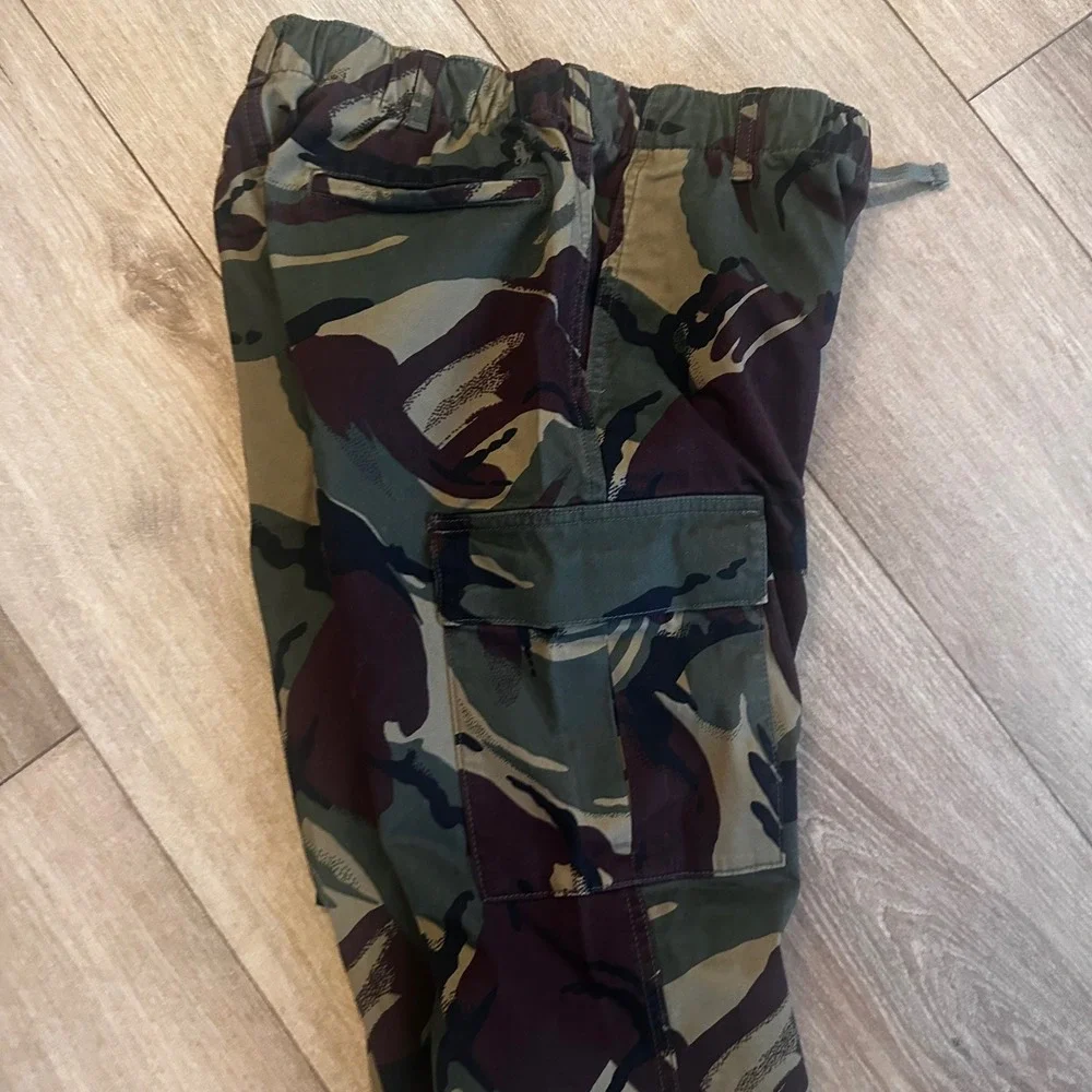 Polo Ralph Lauren Kids Camo Cargo Pants Green Brown Size 16 Boys Military Style